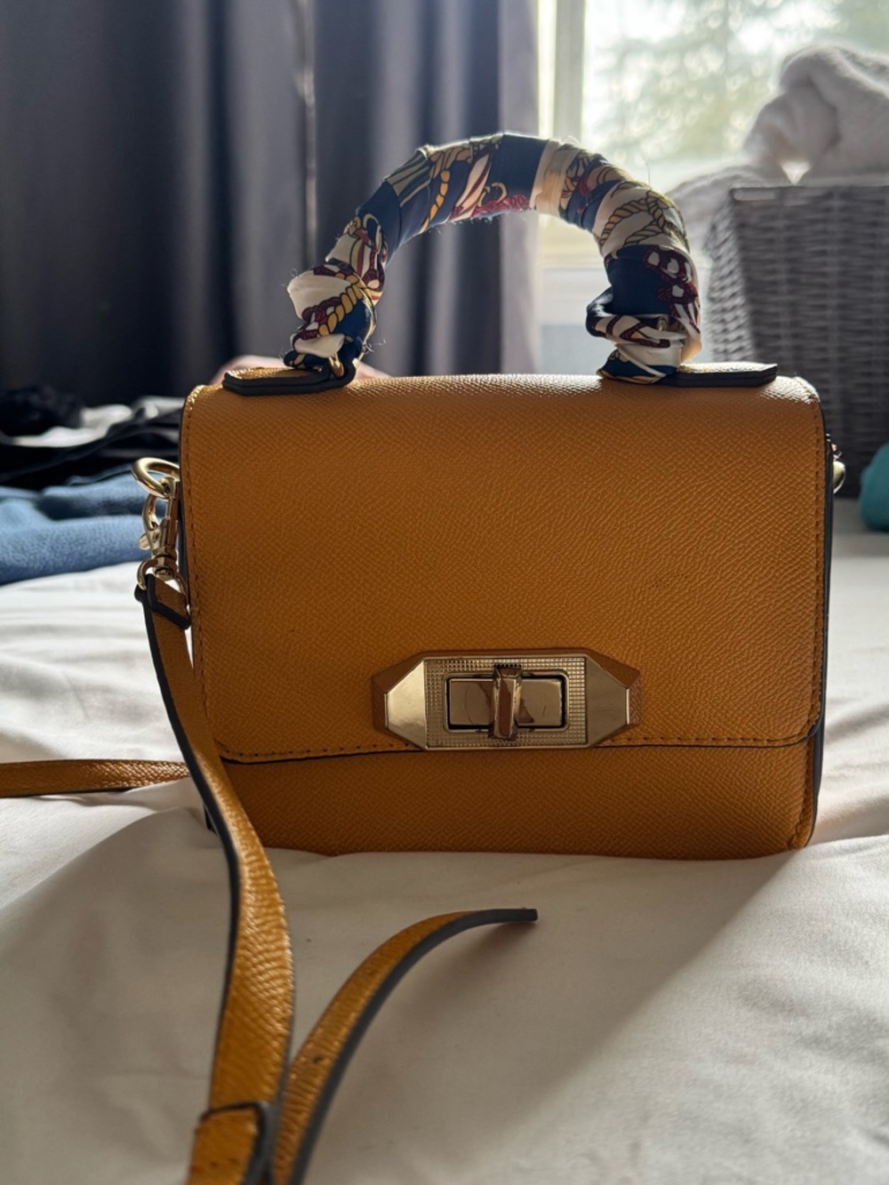 ALDO Mustard Yellow Crossbody Bag